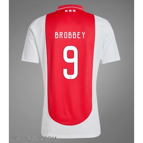 Camiseta Ajax Brian Brobbey #9 Primera Equipación 2024-25 manga corta